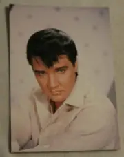 Elvis Presley Postcard Elvis in White Shirt Graceland Memphis Tennessee