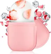 Ice Face Roller Massager for Face, Eyes, and Neck - Reusable Silicone Ice Cube Mold for Natural Skin Care, De-Puff Eye Bags, Reduce Migraine Pain, Facial Beauty Ice Roller