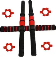 Generic 1 Set Dumbbell Bar Pry Kettle Adjustable Dumbbells Lat Pulldown Bar Barbell Pad Bar with Weights Handle for Dumbbell Lifting Dumbbell Clamps Dumbbell Handle Collar Threaded Pro Pvc