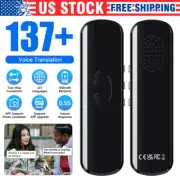 138 Languages Real-Time Translator Translate Device Bluetooth Two-Way Instant