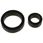 TitanMen - Silicone Cock Rings Double Pack Black