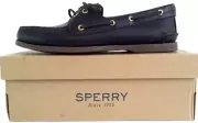SPerry Top-Sider Men's dress Brown Leather Amaretto Boat Shoe US 11