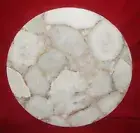 Quartz Agate Stone Table – Unique Natural Stone Accent Table for Elegant Home Dé