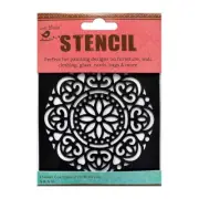 Little Birdie Reusable Stencil 4"X4"-Mandala Extravaganza
