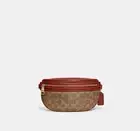 Coach Women Bethany Signature Coated Canvas & Calf Leather Belt Bag (CI184) -NWT