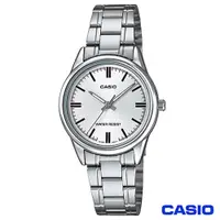在飛比找PChome24h購物優惠-CASIO卡西歐 簡潔風格鋼帶女錶-白 LTP-V005D-