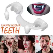 Halloween Party Cosplay Vampire Fangs Retractable Teeth Costume Zombie Tooth 3X