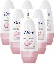 6 x Dove 48H prot Anti-perspirant Roll On 50 ml - Beauty Finish
