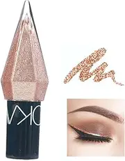 Glitter Liquid Eyeliner, Diamond Shaped Shimmer Eyeshadow Waterproof Long Lasting Glow Eyeliner Sparkle Eyes Makeup for Women Girls