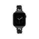 【NINE WEST】Apple watch 質感鍊條蘋果錶帶 42/44/45/49mm 俐落黑