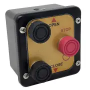 PowerMaster 31-00032 Push Button Control Station Metal Enclosure Momentary NO/NC