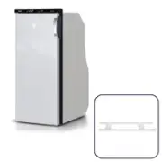 Vitrifrigo Slim 90 82 Litre 12/24V Fridge Freezer Silver, Chrome Lock
