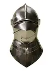 Anitque Medieval Knight, Tournament Armour Warrior Cosplay, Replica Helmet