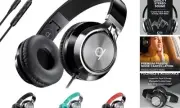 CL750 On-Ear Headphones Wired with Mic — Noise Isolating Plug in Headphones,