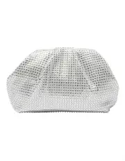 [NINA] Indulge Bag in True Silver Crystal