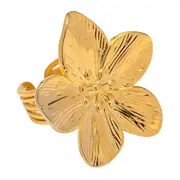 Simple Flower Open Ring Romantic Finger Bands Ring Fashion Adjustable Rings