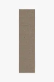 75' x 305' | Machine Washable Runner Rug | Kid & Pet Friendly | Indoor Rug | Burlap Solid Dove Grey Re-Jute Rug | Ruggable