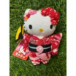👍日本正版HELLO KITTY 三麗鷗 凱蒂貓 和服KITTY 人造絲 日本人形 吊飾 葉朗彩 小吊飾 小娃娃