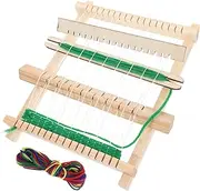 Diy Weaving Loom Portable Wooden Weaving Frame for Beginners and Experienced