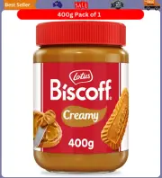 Brand New Lotus Biscoff Sweet Spread Smooth 400g (Pack of 1) Free Shipping AU