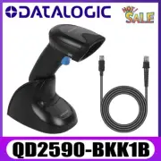 Datalogic QD2590-BKK1B Handheld 1D 2D Barcode Scanner Reader with USB Cable+Base