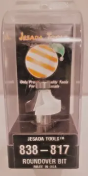 Jesada Tools Router Bit 838- 817 Roundover Bit Cutting Tool 1/2" Shank NEW