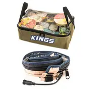 Adventure Kings Clear Top Canvas Bag Storage Fits Titan Drawer + LED Strip Light