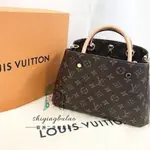 二手正品 LV 路易威登 MONTAIGNE BB M41055 LV 蒙田包 手提包 肩背包