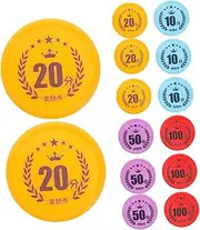 QUMIIRITY Interactive Kids Math Teaching Plastic Bingo Chips 100pcs for Counting Play