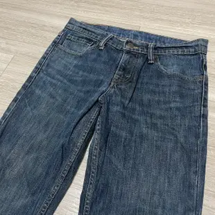 levis levi's 04511-1150 W29 L32 深藍水洗刷紋窄版牛仔長褲 511 522 513