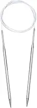 uxcell Size US 8 (5mm) Knitting Needles Circular Needle 47 Inch(120cm) Round Metal Stainless Steel Needle for Handmade Projects DIY Knitting White