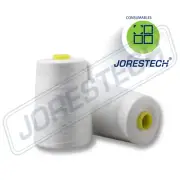 New 6 Cones 100% Polyester White Thread for Portable Bag Closer Stitcher