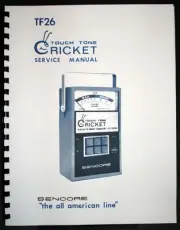Sencore TF-26 TF26 Cricket Touch Tone FET and Transistor Tester Manual