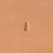Matting Pebble Texture Teardrop M886 Leather Stamp