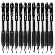 Artline Box 12 Flow Retractable Ballpoint Pen (Black)