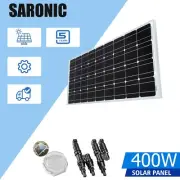 12V 400W Solar Panel Mono 400 Watt Boat Caravan Camping Power Charging Battery