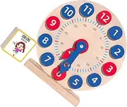 BCOATH 1 Set Teaching Clock Educational Learning Model for Recognition Plaything for Kindergarten and Home Learning Activities