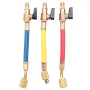 5X(3Pcs R22 R12 800 Psi Manifold Set A/C Refrigeration Charging Hose2833