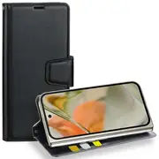 For Google Pixel 9 Pro Fold 5G Hanman Wallet Case Flip Leather Card Slots Magnetic Stand Cover (Black)