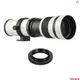 相機 MF 超長焦變焦鏡頭 F/8.3-16 420-800mm T2 卡口,帶 AI 卡口轉接環通用 1/4 螺紋更換