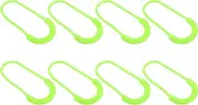 uxcell 8Pcs Zipper Pulls Replacement, U-Shape Zipper Pull Cord Extender, Fix Tab Tag Extender for Luggage Backpack Jacket Handbags, 63.5mm Fluorescent Green
