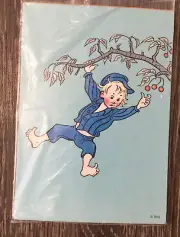 Vintage Sealed Postcards 1987 Bjorn Berg Astrid Lindgren Swedish Pk Of 4 Sealed