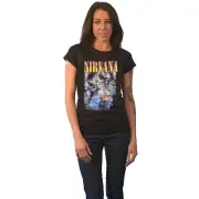 Nirvana Womens Unplugged Photograph Cotton T-Shirt (Black) - RO2958