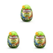 3x Zuru Smashers Jurassic Light-Up Nano Egg Action Figure Kids Toy Assorted 3y+