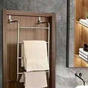 Towel Holder Hanging Rail Bathroom Towel Rack Holder 4 Tier Bathroom Storage and Kitchen Storage Solution