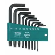 Wiha 9 Piece Torx Short Arm L-Key Set In Plas 36394 Wiha 36394 T8, T9, T10, T15,