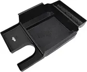GUERBEIS Car Armrest Storage Box,Fit For Lexus, RX RX200t RX350 RX400h RX450h 2016-2022 Center Console Organizer Tray Car Interior Access H2P3 Vehicle Console storage box unit(Black)