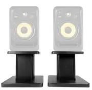 Rockville 8” Black Studio Monitor Speaker Stands For KRK V8 S4 Monitors