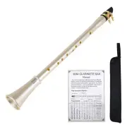 Portable Pocket Saxophone Little Sax Mini Sax with Carry Bag for Beginner