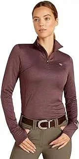 [ARIAT] Women's Gridwork 1/4 Zip Baselayer